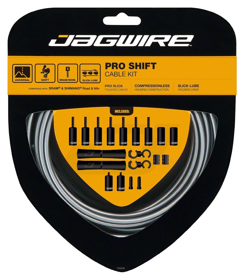 NEW Jagwire Pro Shift Kit Road/Mountain SRAM/Shimano Ice Gray
