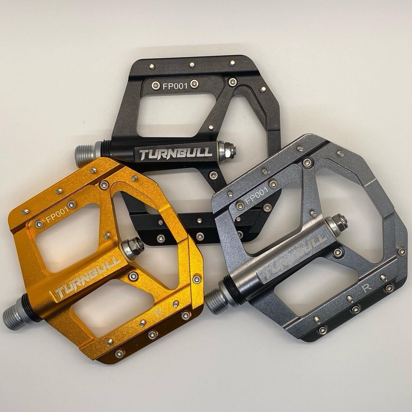 Turnbull Components Bicycle Pedals DU Bearing MTB Road Bike Pedals 9/16″ A Pair