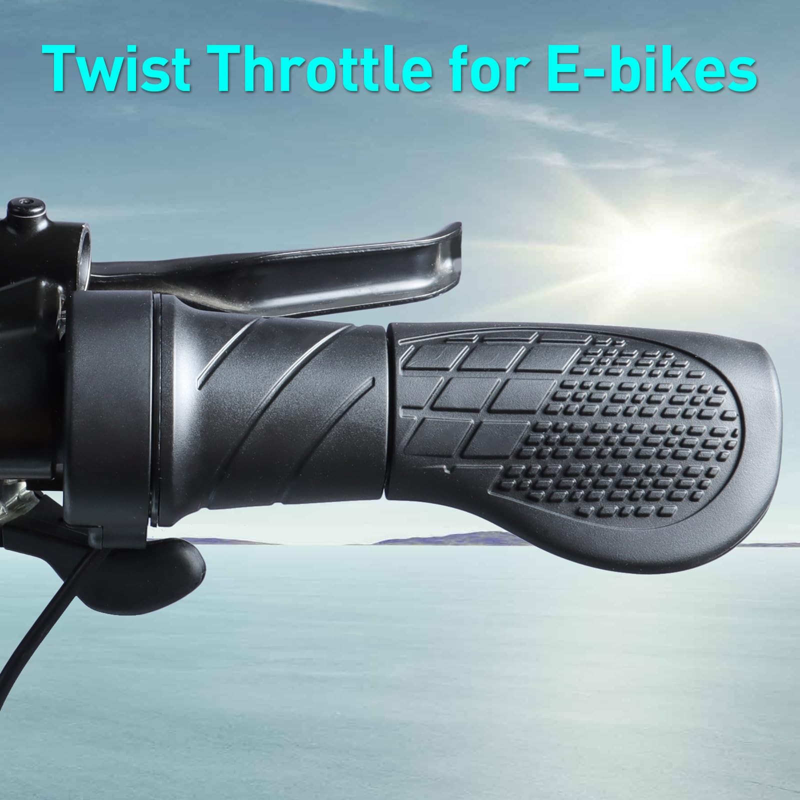 3 Pin Female Ebike HalfTwist Throttle For BAFANG BBS01B BBS02B BBSHD Motor