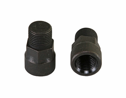 Bike Pedals Extenders 19mm 9/16 to 1/2 Black.