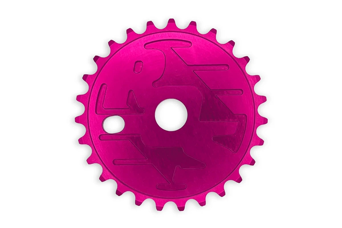 ROS – RIDE OUT SUPPLY SPROCKET – ROS CHAINRING – NEW – NO PACKAGING – PINK – 33T