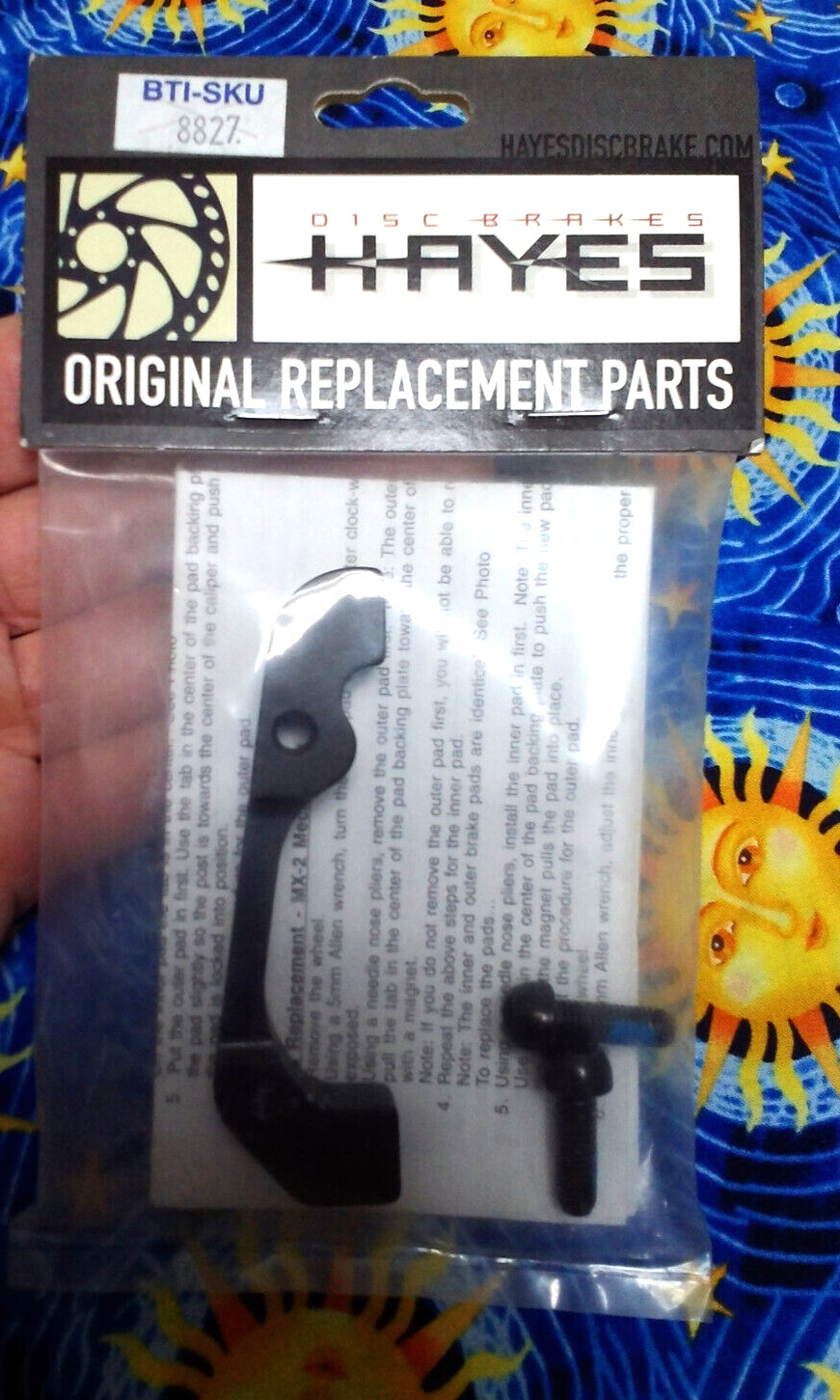 HAYES DISC BRAKE 2000 IS REAR 6″ ADAPTER KIT NO. 98-15073