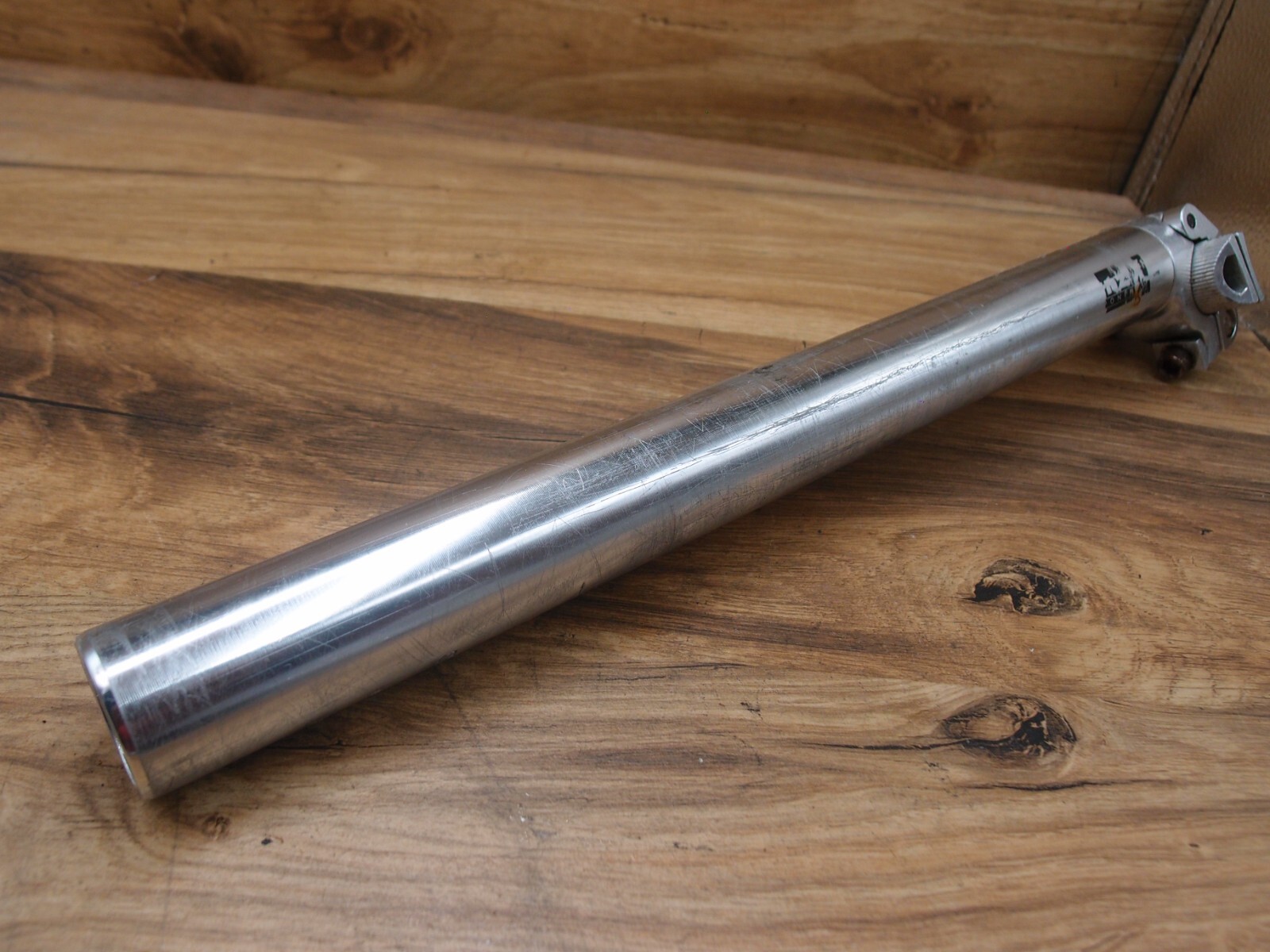 1998 MTB plain seatpost ZANZI POST by JD Components 31.6 mm