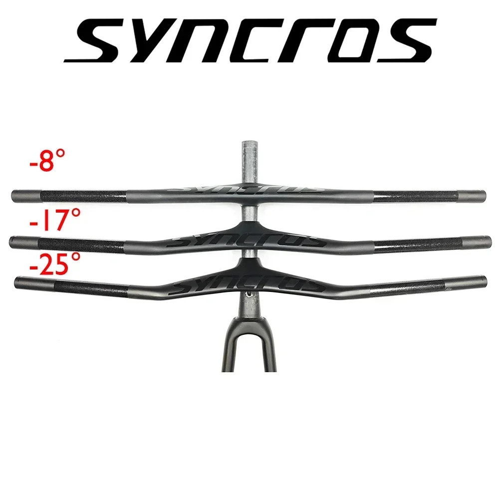 740mm MTB Carbon Integrated Handlebar with Bike Computer Mount 8° 17° 25°
