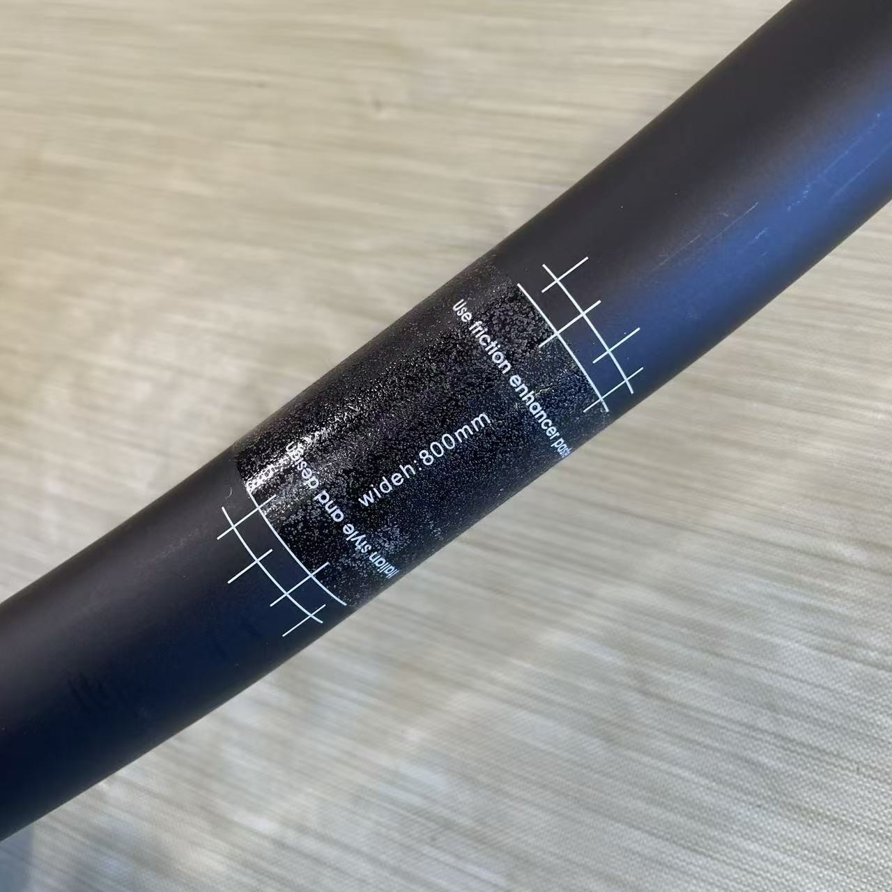 31.8 Downhill Bike Flat Handlebar Carbon MTB Flat Bar Backsweep 9° 800mm