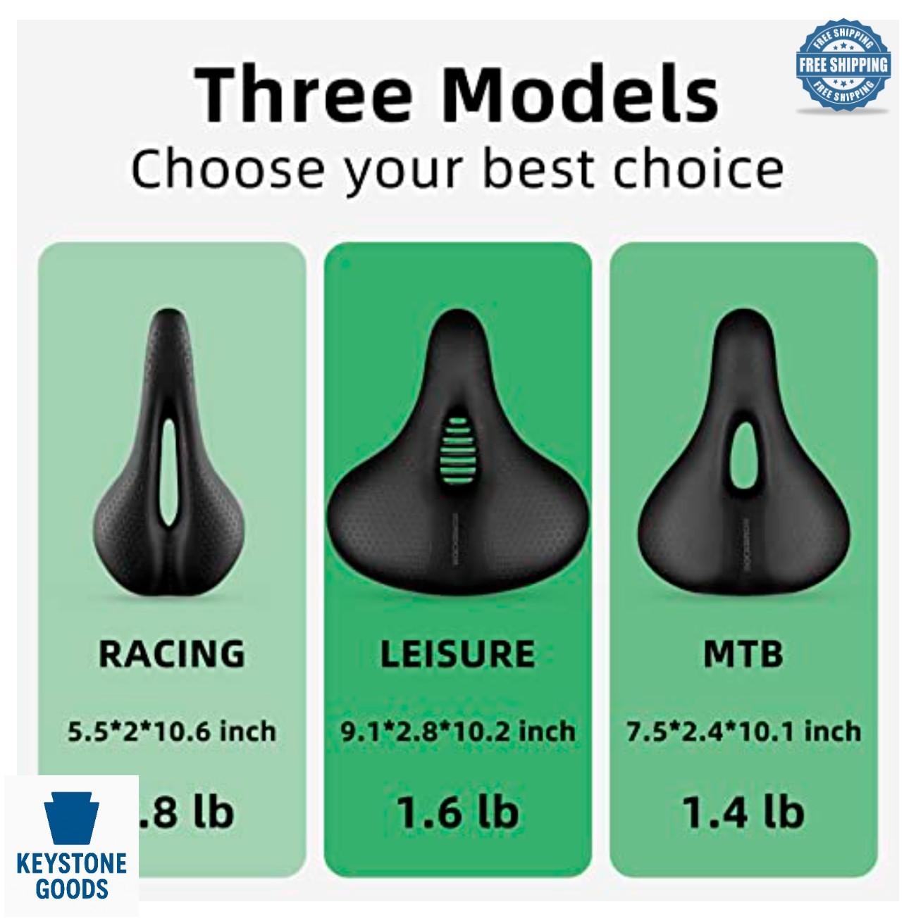 Bike Seat Memory Foam Comfortable Saddle for Road Mountain Bike Waterproof