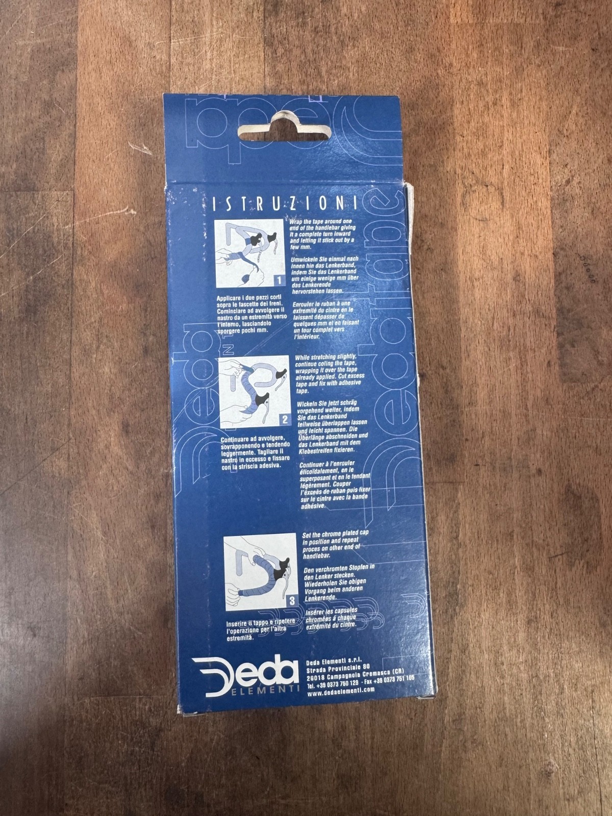Deda Elementi Handlebar Tape EVA Foam Road Bike Gunmetal Gray NEW NOS NIB