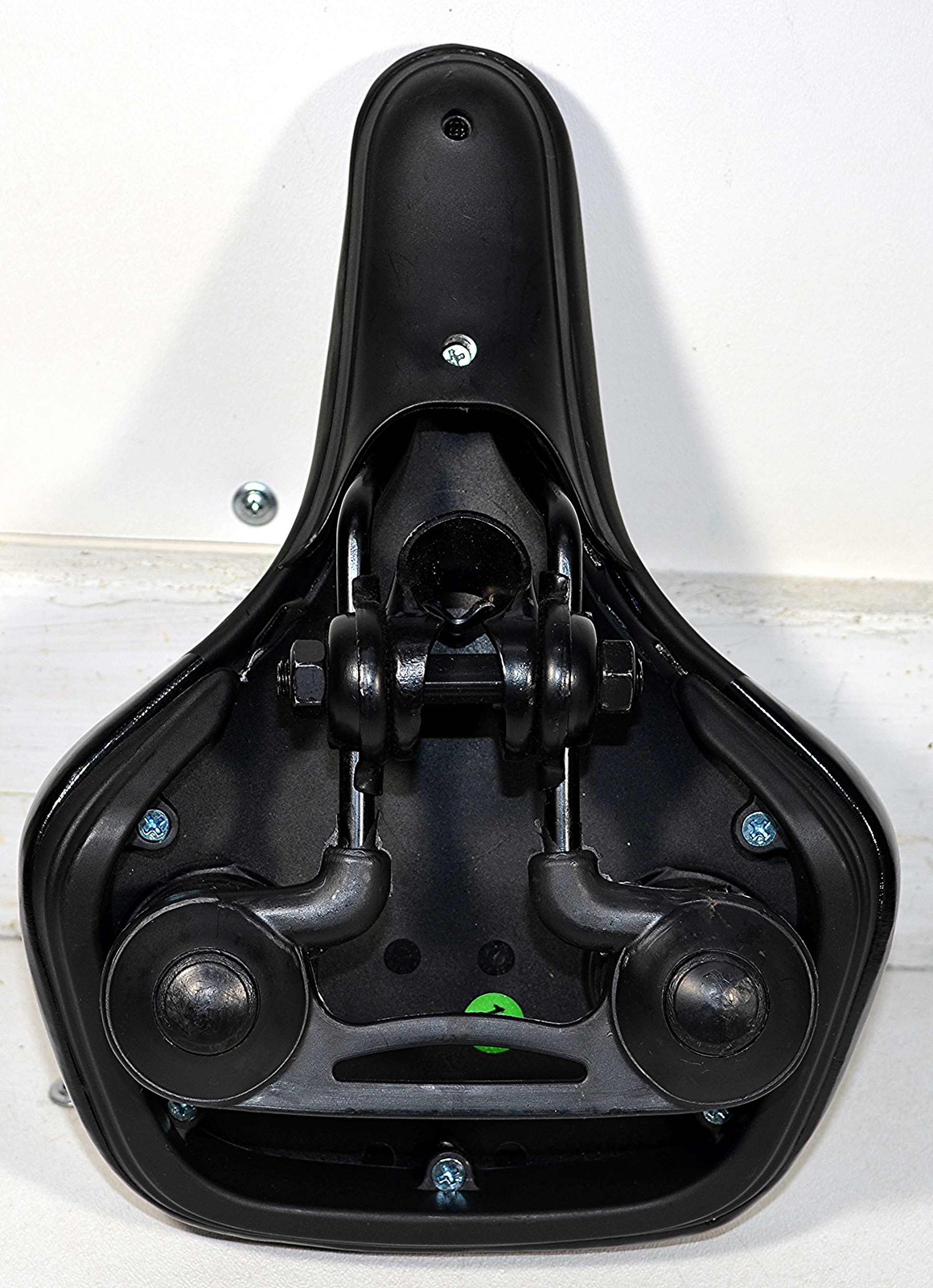 Lectric eBikes Comfort Saddle Black Bicycle Seat Padded Suspension Rails