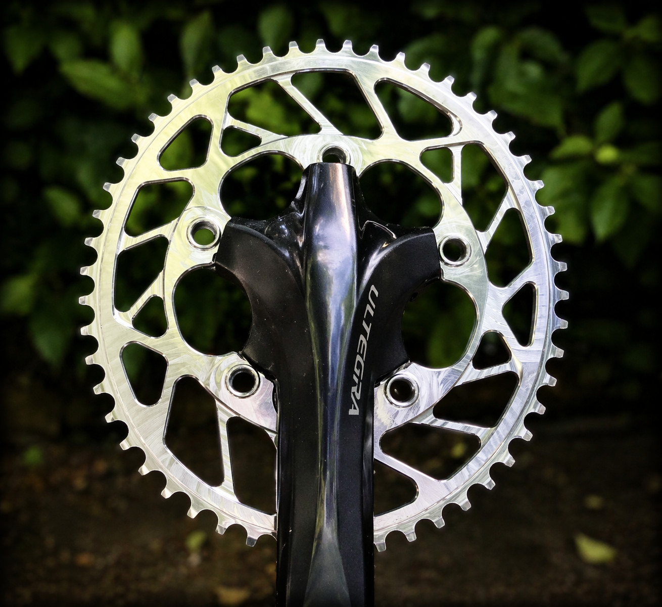 50T Oval Narrow Wide Chainring 110 BCD 1x Drivetrain CNC Machined Aluminum