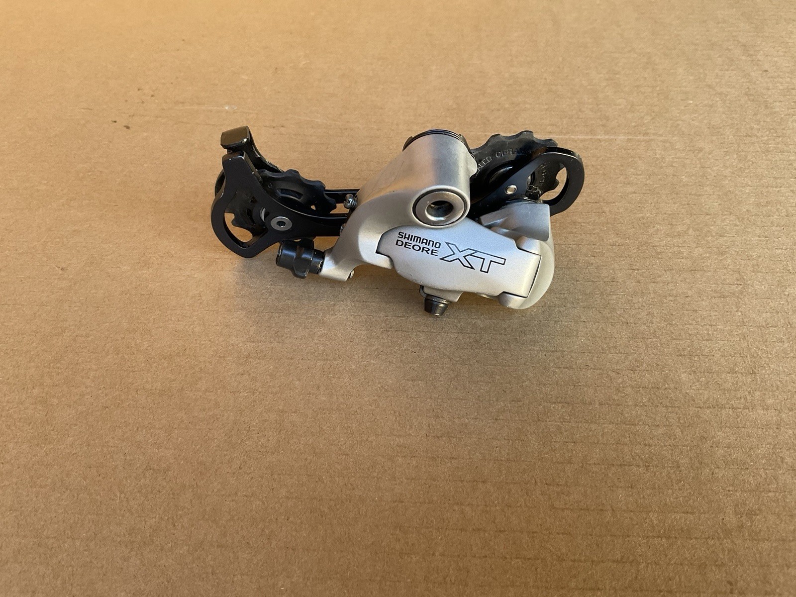 Vintage Shimano Deore XT RD-M750 Rear Derailleur 9 Speed Long Cage Japan MTB