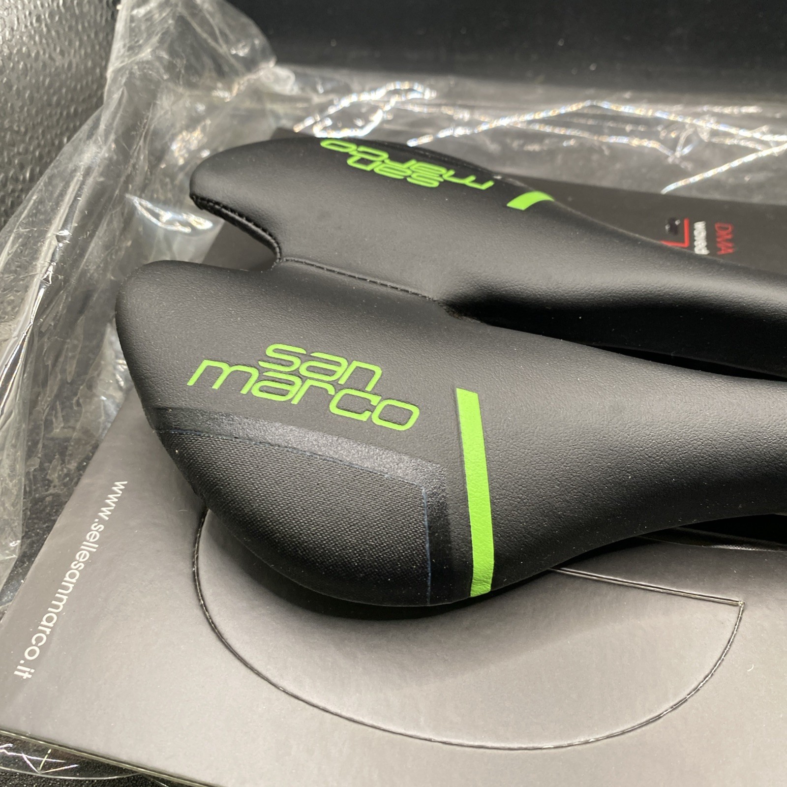 Selle San Marco Aspide 2 Open Cannondale Green Cycling Saddle (s22)