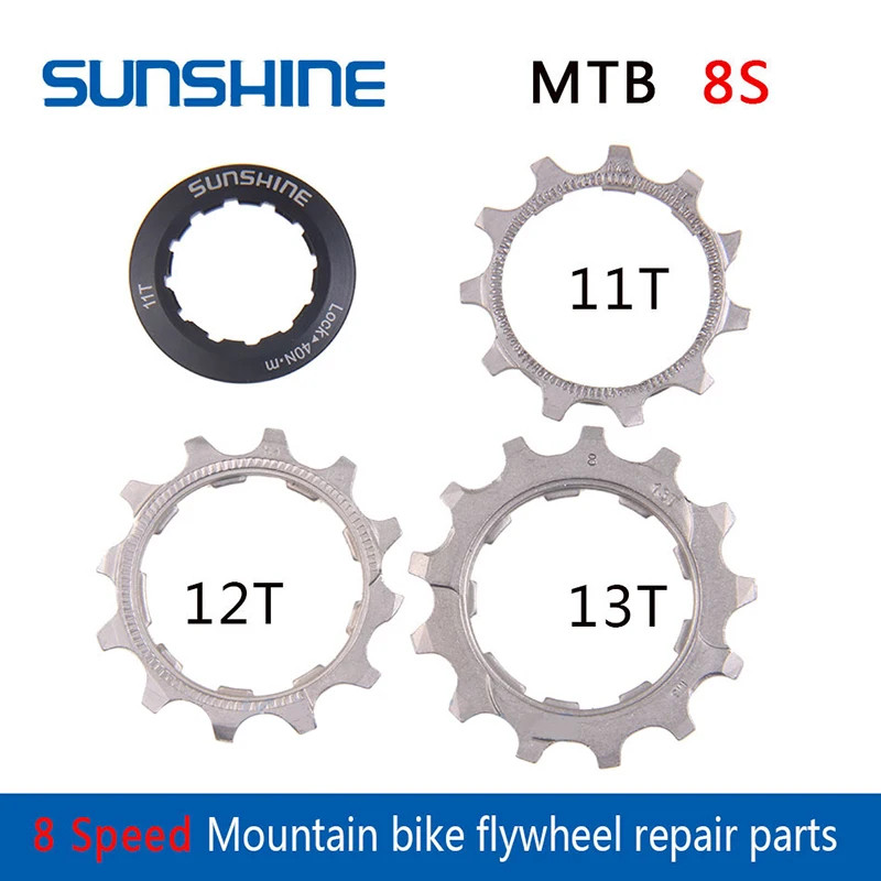 SUNSHINE-SZ Bicycle Flywheel Pinion Repair Parts 11 Speed Bike Cassette 11T 12T