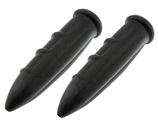 VINTAGE LOWRIDER Bullet Style Grips 7/8 long 135mm V-35 Black.