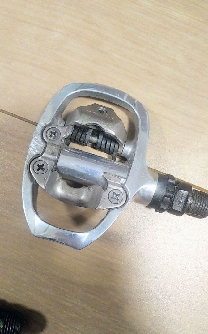 Shimano PD-A520 SPD Pedal Silver, Rare Polished Model, Bike Pedals