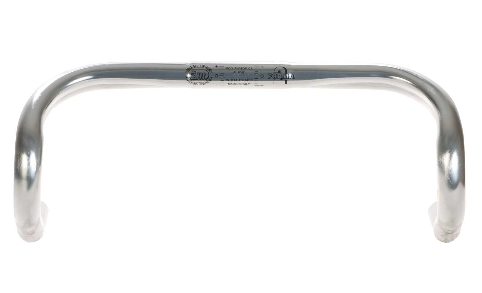 3TTT Forma 2 Anatomic Bend Road Handlebar Silver 26mm 40cm NOS, NEW, NIB 3T