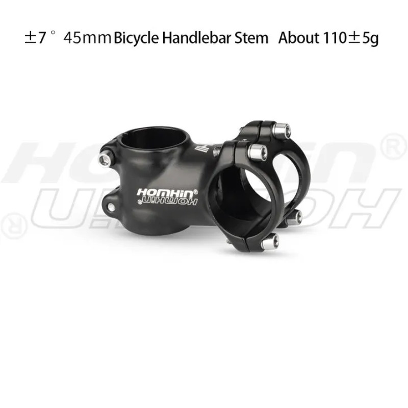 Adjustable Bike Stem 31.8mm ±7° ±17° 3D Forged Alloy MTB Road 45-120mm