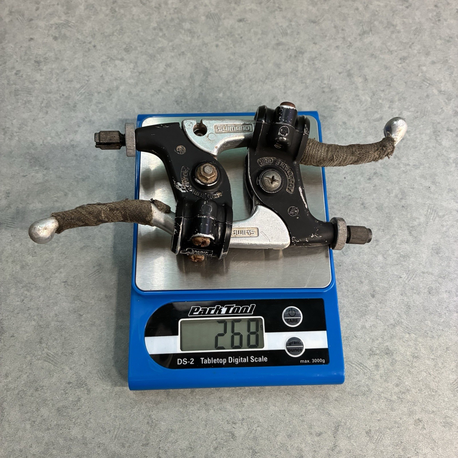1986 Shimano BL-AT50 Early Mountain Bike Brake Levers Canti Japan Klunker 22.2