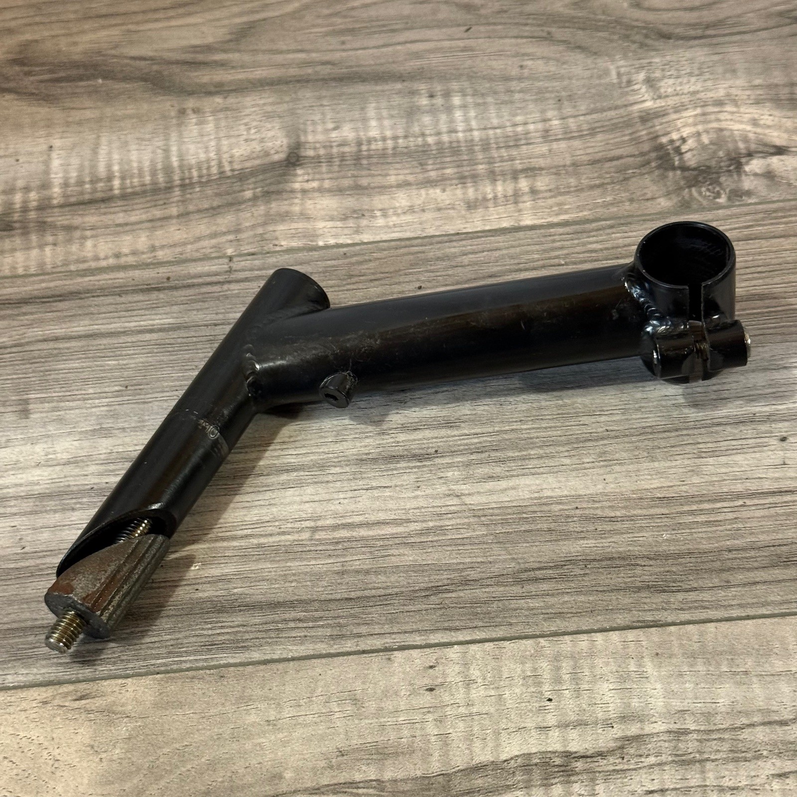 Black Chromoly 1-Inch 22.2 MTB High Rise Quill Stem 135mm 30 Degree 25.4 