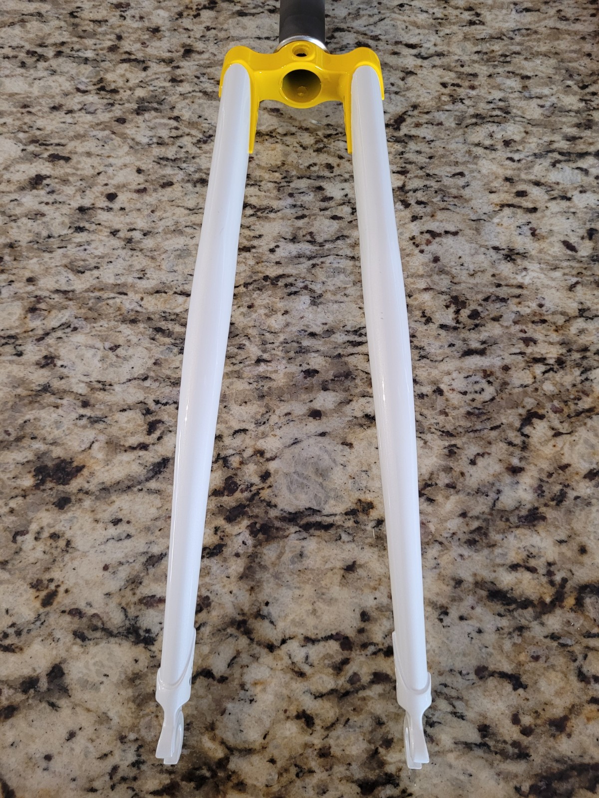 Masi Gran Criterium Lugged Chromoly Fork 700c 1-1/8″ White & Yellow