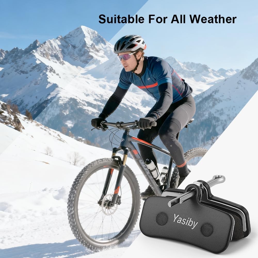 Bike Disc Brake Pads 4 Pairs Shimano MT420 MT520 TRP MTB E-Bike Kit