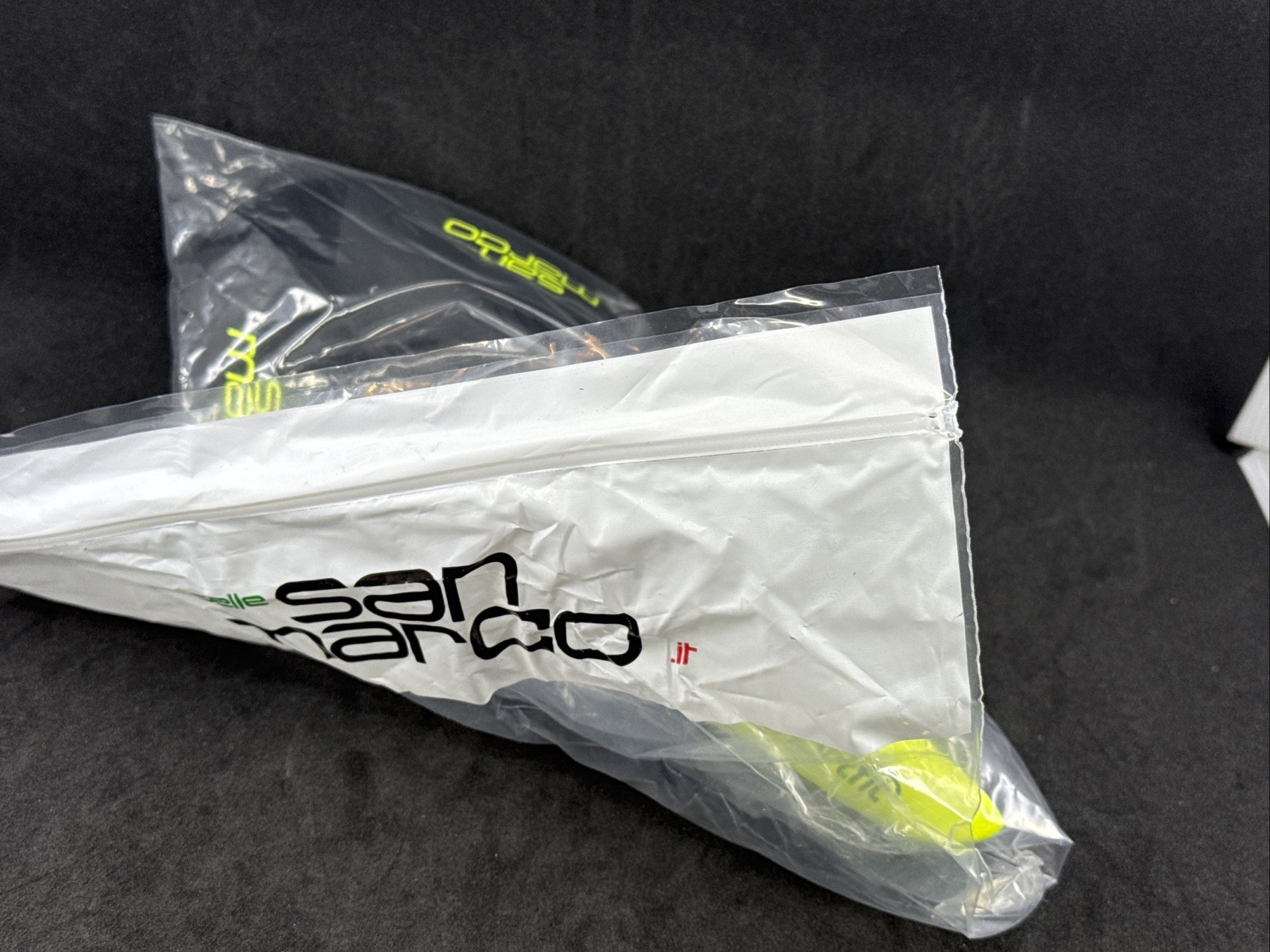 Selle San Marco ShortFit Dynamic Wide Black/Yellow 255mm x 145mm MSRP $200