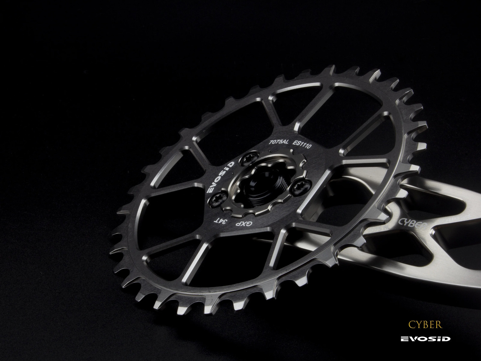 Mountain Bicycle Crankset 165mm 170mm 175mm Hollow Bike Crank Chainring 32-38T