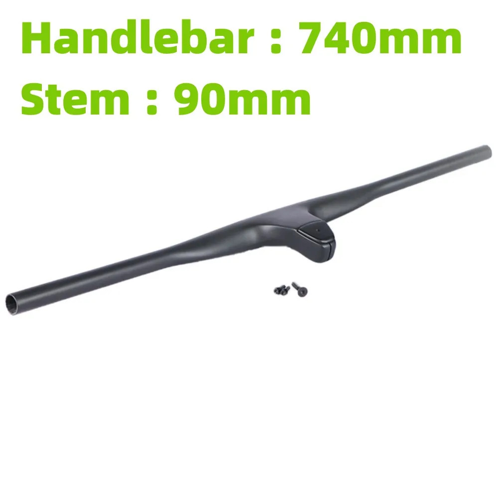 Carbon Mtb Bicycle Integrated Handlebars 740mm with 50/60/70/80/90mm Stem 28.6mm