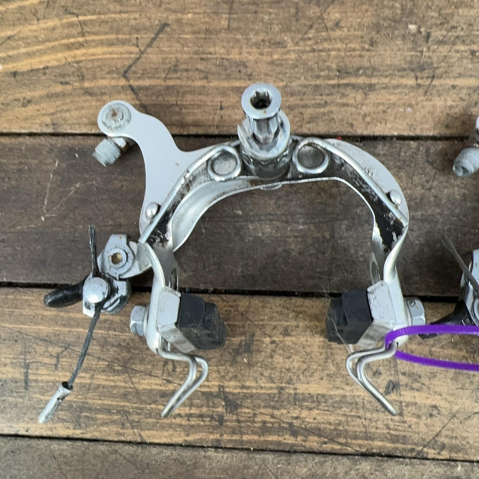 Vintage Shimano 600 Caliper Brakes Set Arabesque Road Bike Side Pull 80s