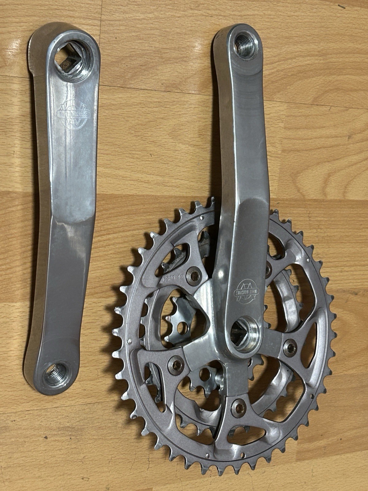 Vintage White Industries by Sugino Crankset Square Taper Cranks 175mm 94/58 BCD