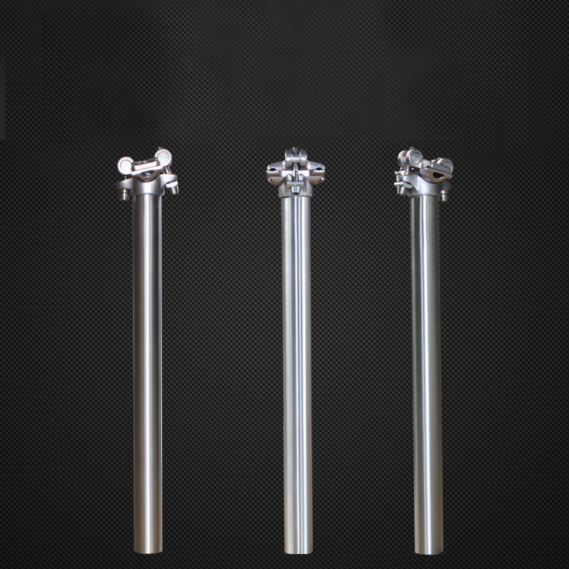 27.2/30.9/31.6 mm MTB Road Bicycle Bike Titanium Seatpost 350/400mm Ti Seat Tube