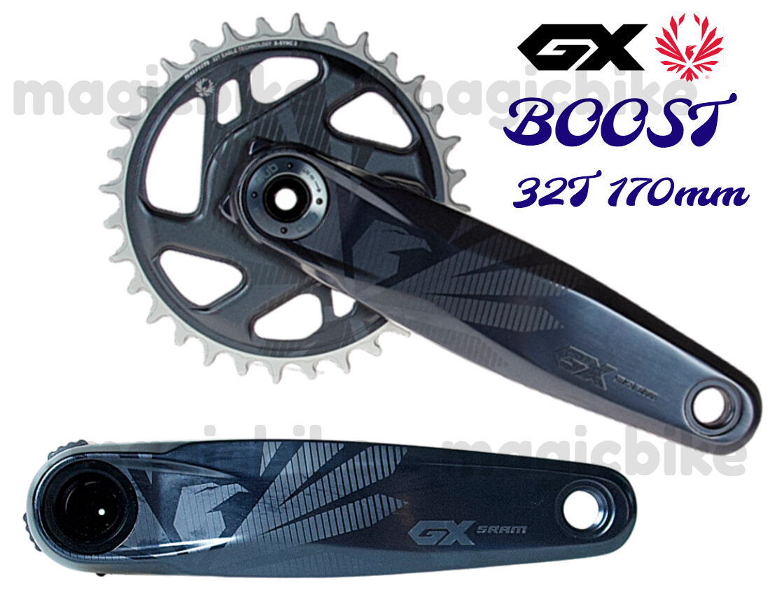 (32T 170mm) SRAM GX Eagle Lunar Boost crankset DUB Black X-SYNC New