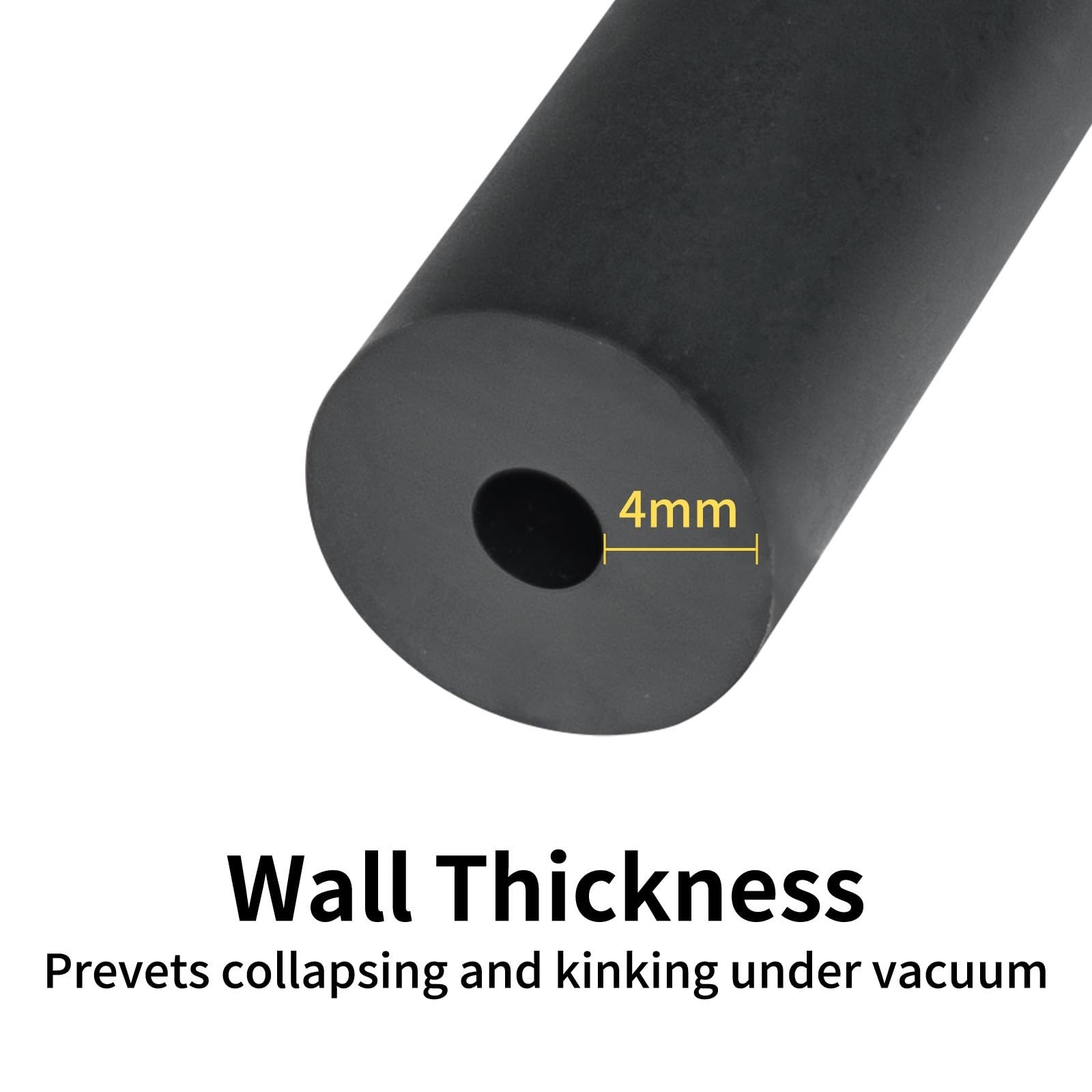 Silicone Vacuum Hose Kit 6.6FT 6PCS 1/8″ 5/32″ 3/16″ 1/4″ 5/16″ 3/8… Fast Ship