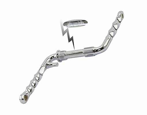 ORIGINAL 140MM BICYCLE LOWRIDER STEEL TWISTED ONE PIECE CRANK 5 1/2 IN 3 COLORS.