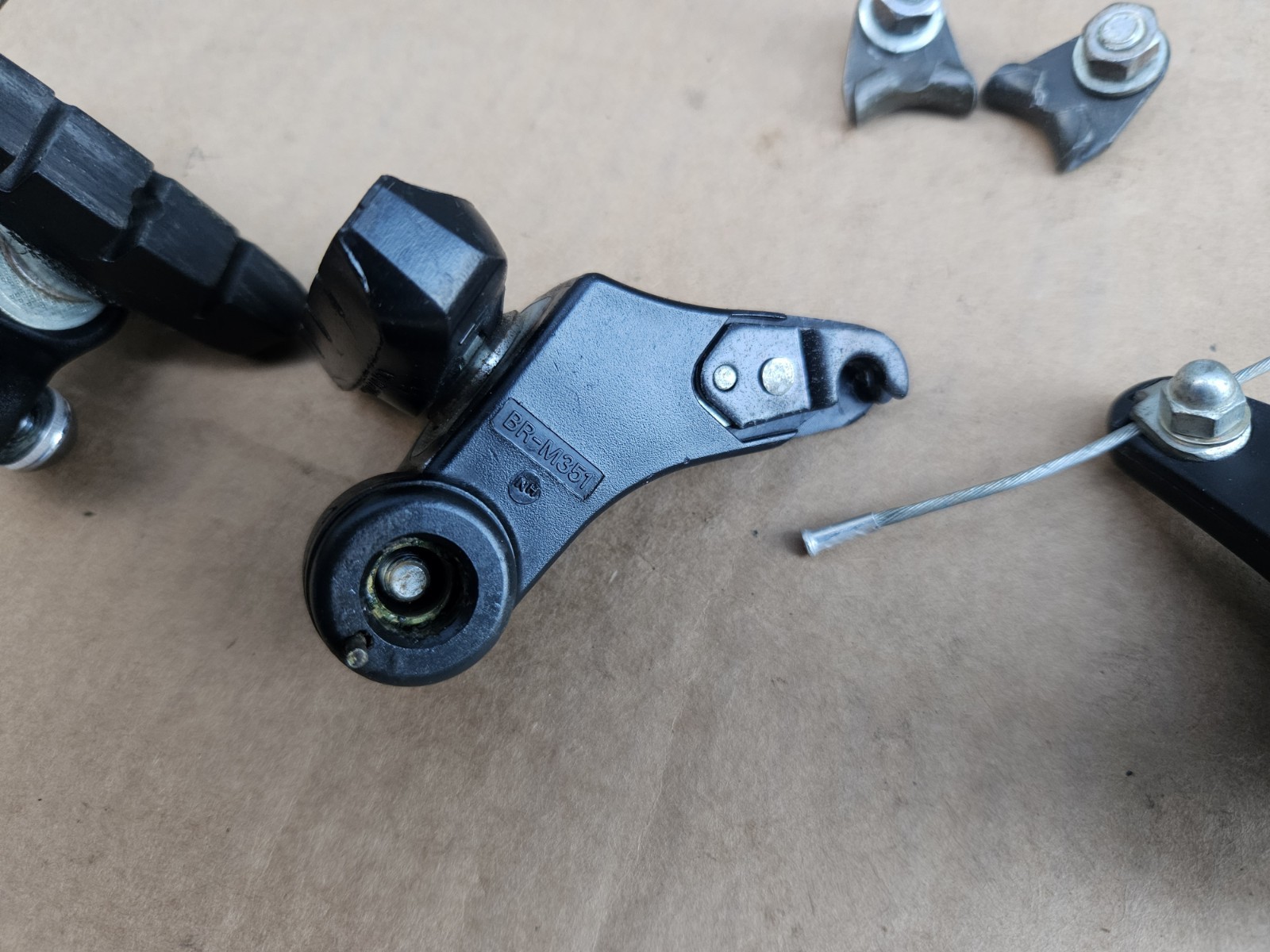 Shimano Exage Cantilever Brakes Front + Rear Set BR-M351 Black Japan low miles