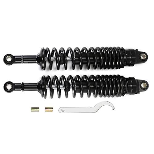 360mm 380mm 400mm 420mm Universal Motorbike Air Shock 14.96 inch 380mm Black