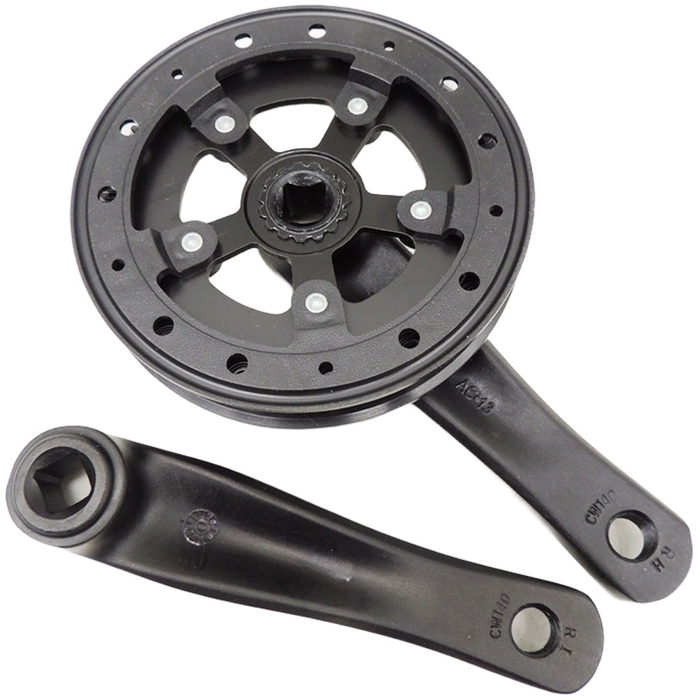 140mm Square Taper Crankset Aluminum Chainring 28/30/32T for Youth Folding Bike