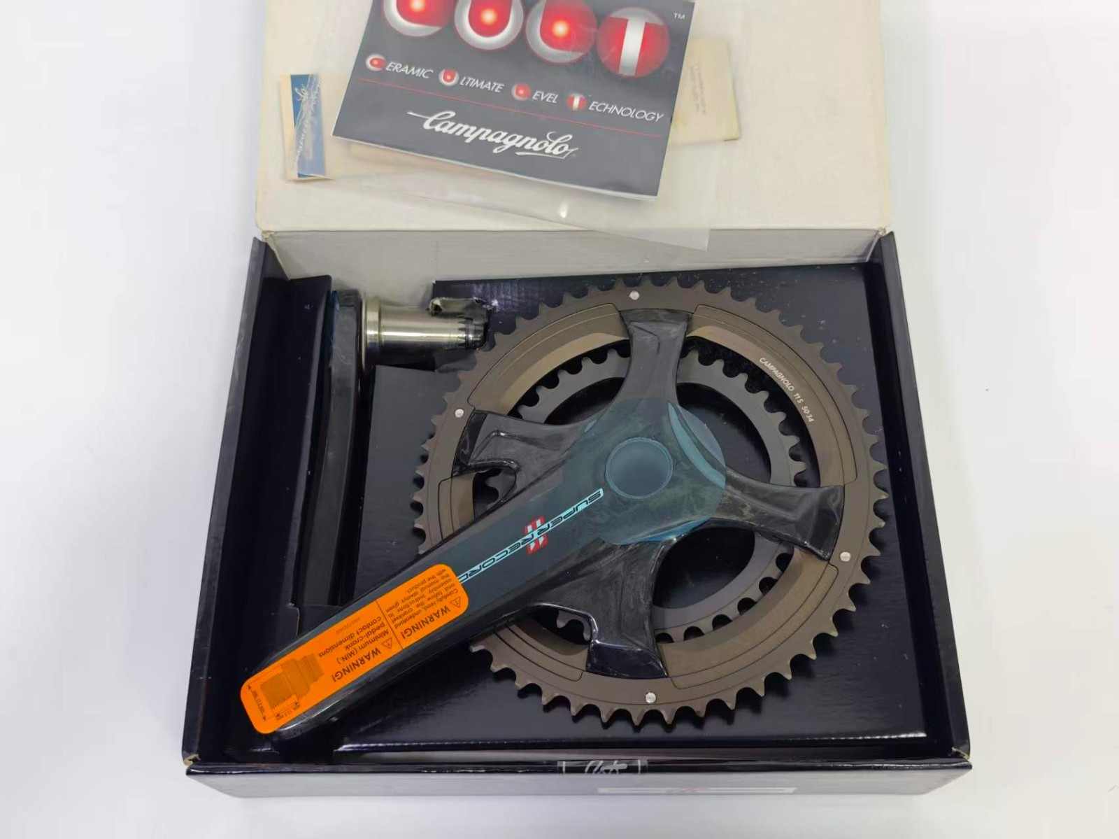 Campagnolo Crankset SuperRecord Ti 11s 4-arms 50x34T 172.5mm FC15-SR240CT