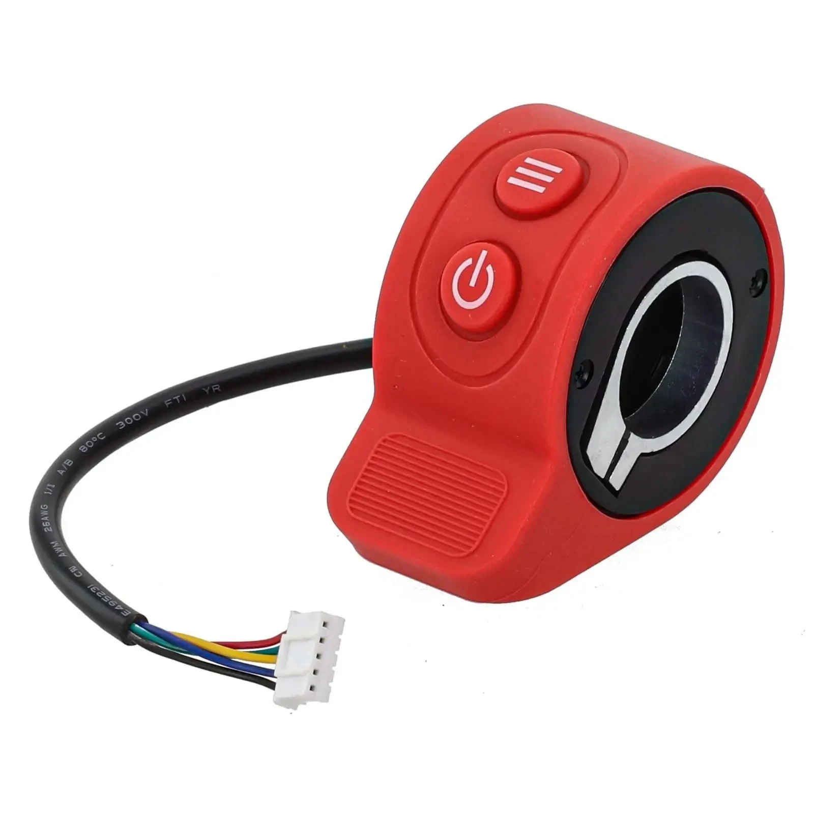 Electric Scooter Handlebar Control Switch 36V Power Mode Button 5-Pin 22.2mm
