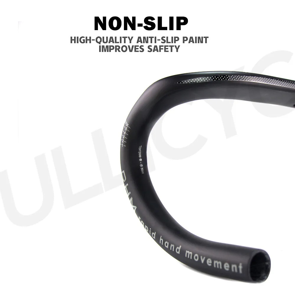 Carbon Road Integrated Handlebar 28.6mm Drop Handlebars with Computer Holder