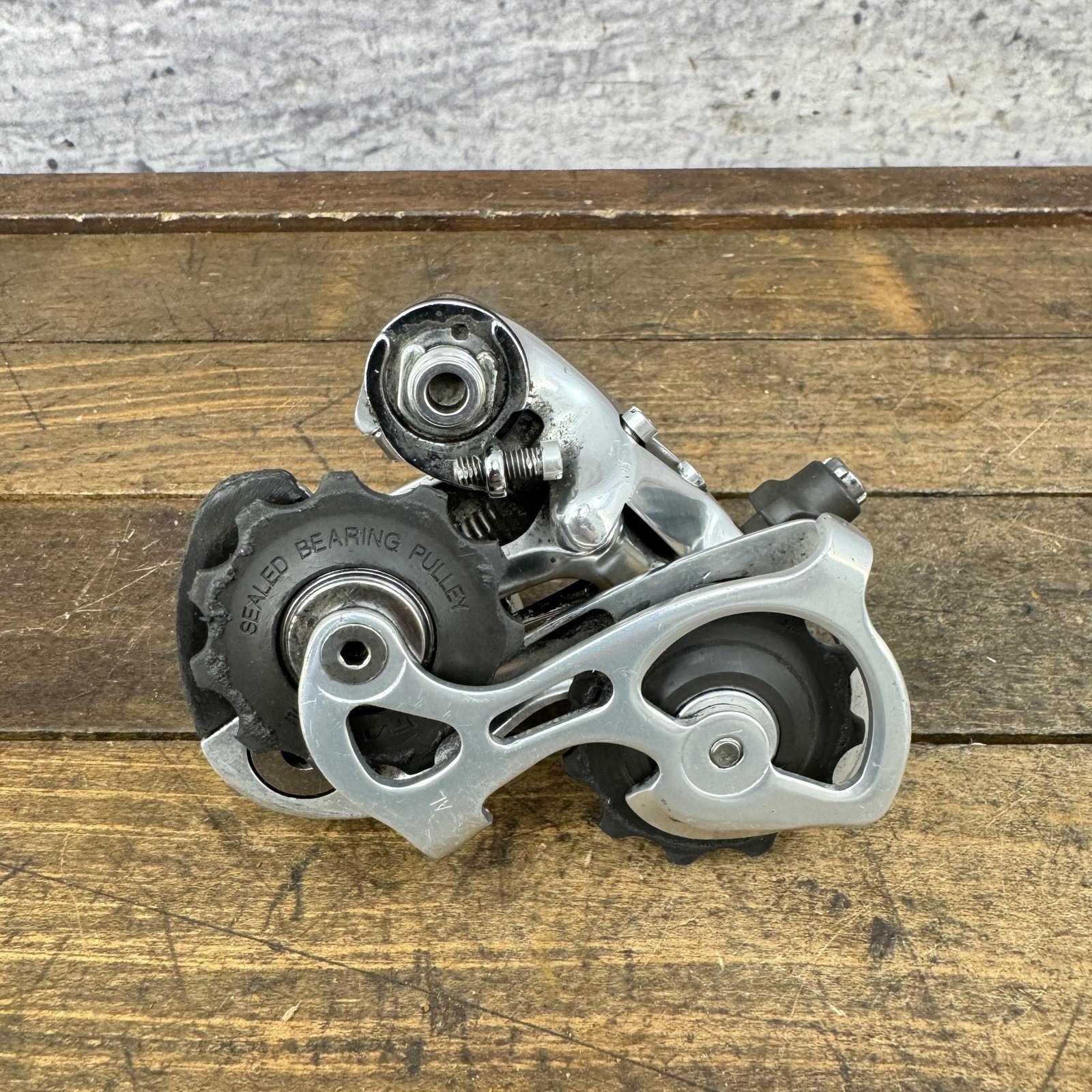 Vintage Shimano Dura-Ace RD-7700 Rear Derailleur 9 Speed Short Cage Silver 185g