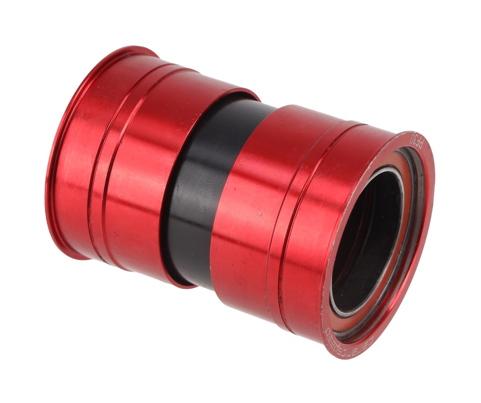 CeramicSpeed PF30 Press Fit Road Bike Bottom Bracket w/Nitride Bearings 30mm RED