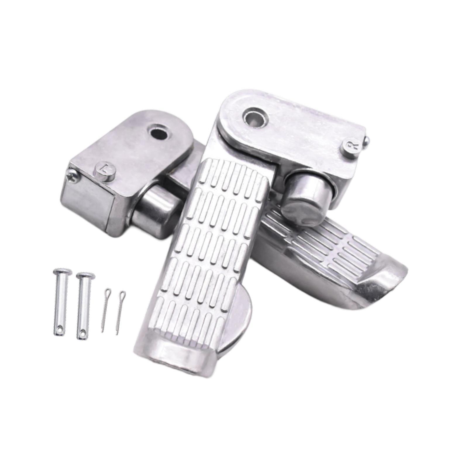Universal Motorbike Footrest Foot Peg Accessory for E-bike Scooter Folding