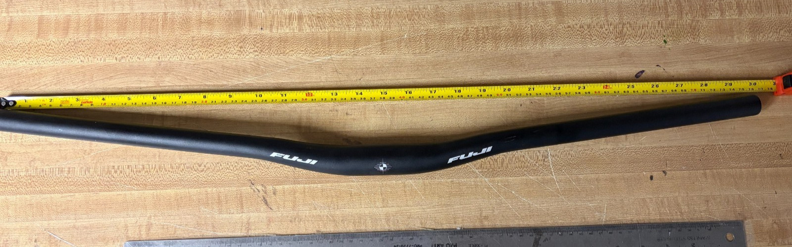 Fuji Aluminum MTB Riser Bar 760 x 31.8 mm 9 degree Sweep 25 mm Rise FB2