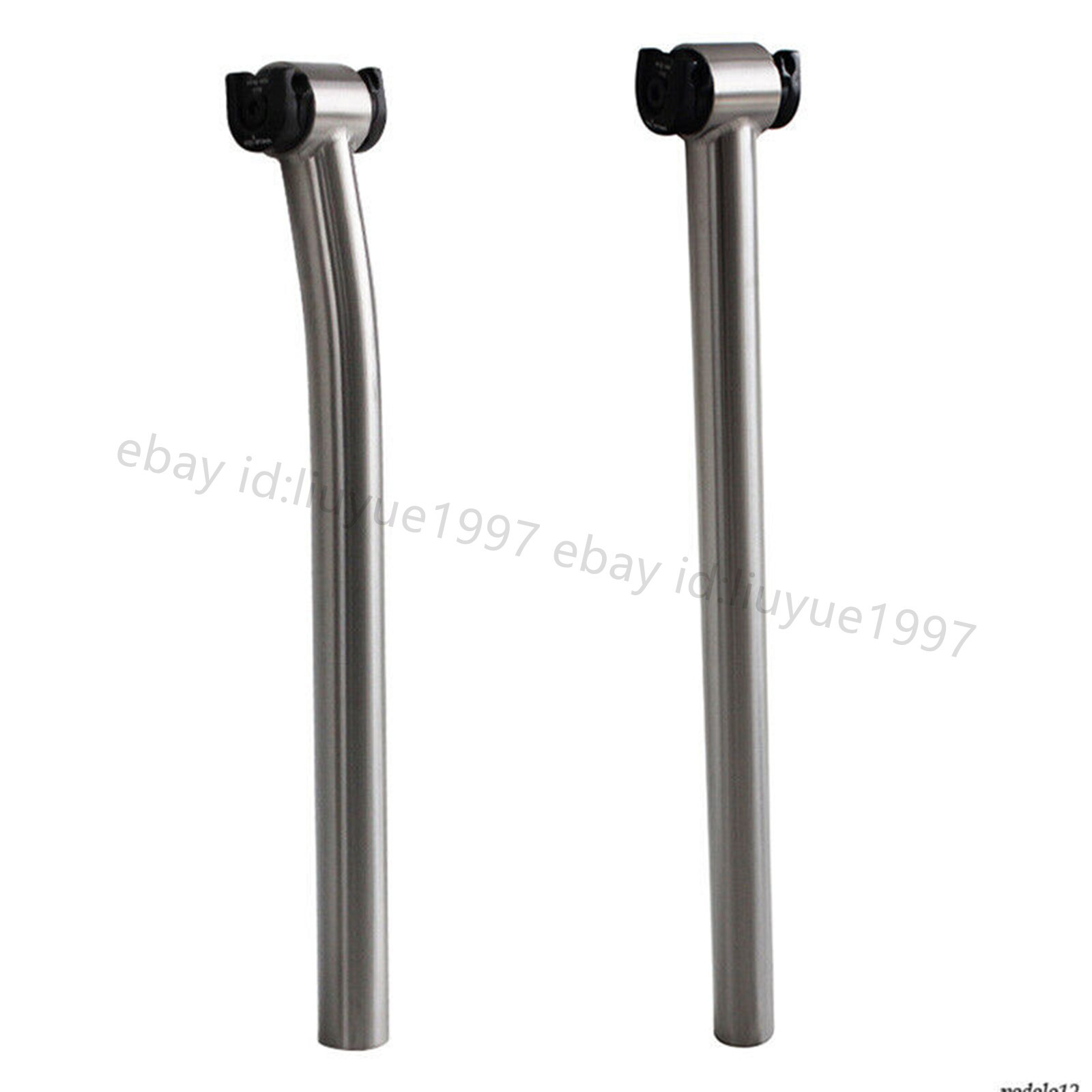 27.2 30.9 31.6 Titanium Bicycle Bike MTB Ti Setback Seatpost * 350/400 mm