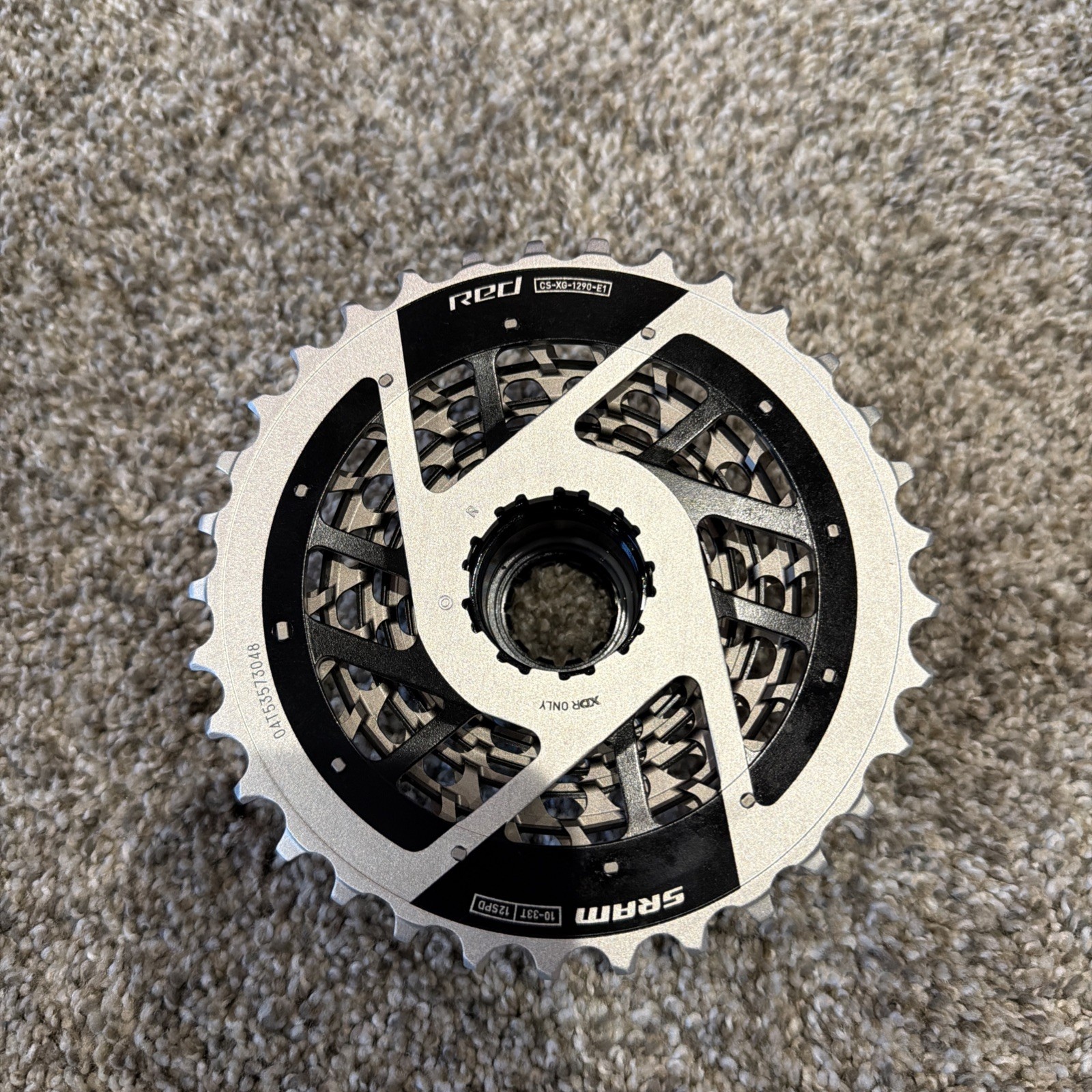 SRAM Red CS-XG-1290-E1 Cassette 10-33T 12 Speed Sram XDR Hub