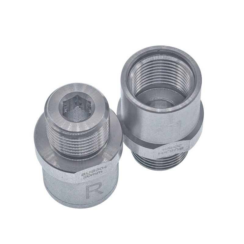 1Pair Bike Pedals Extenders Bicycles Pedals Extension Bolts Spacers 20mm/ 0.79in