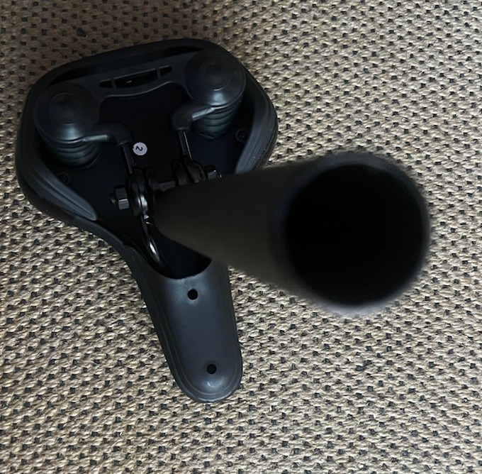 Lectric Brand e-bike Electric Seat Black Bike ShoWell Bike Seat And Post