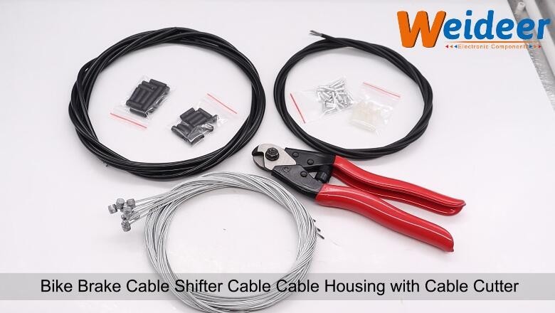 107PCS Stainless Steel Bike Cable Kit – Brake & Shift Cables, Cutters, Caps & O-