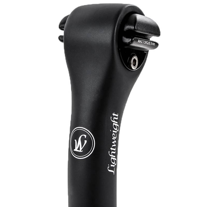 Lightweight GERMANY Leistungsträger 27.2mm Carbon Seatpost 300mm White Logo