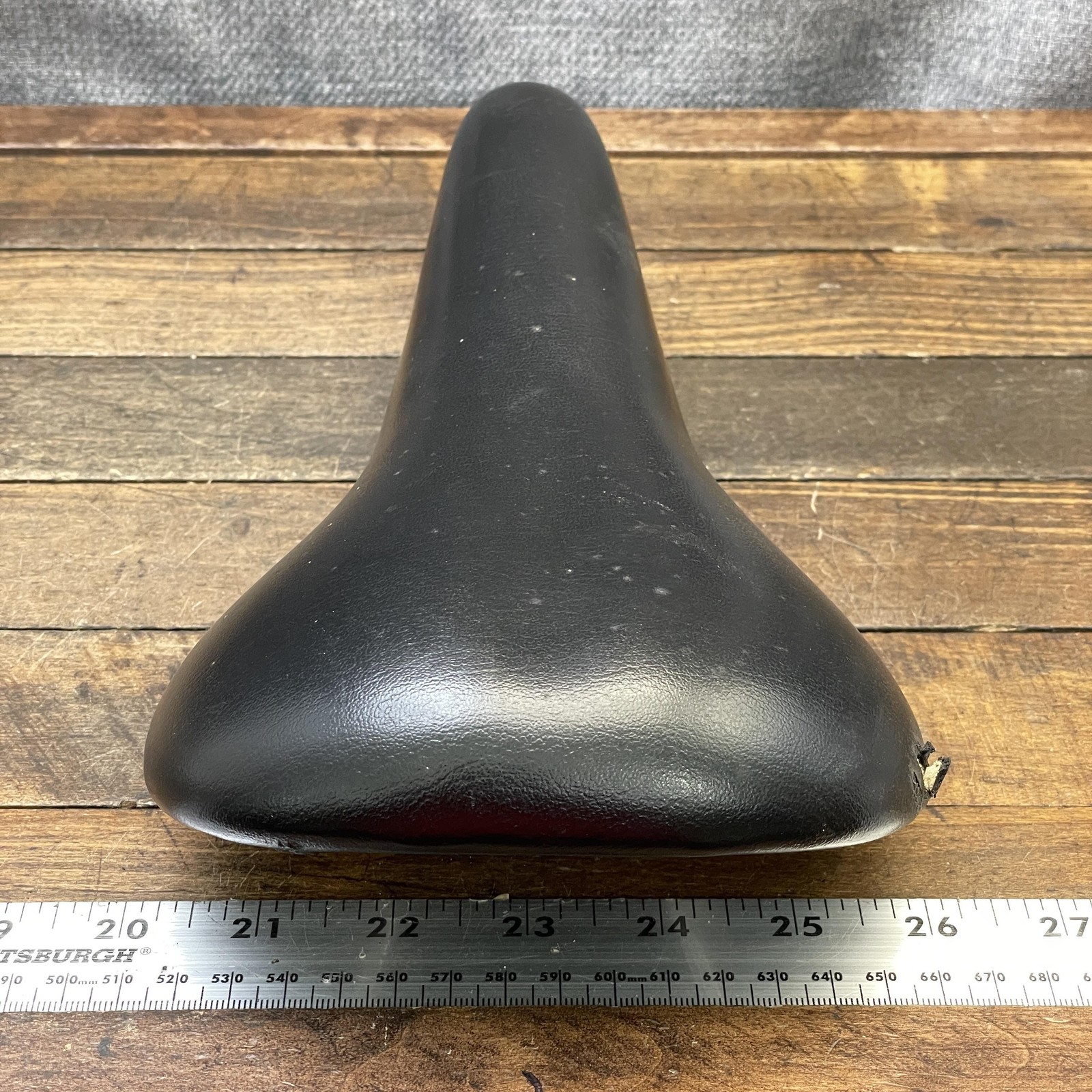 Vintage Fujita Seat NJS Stamp Keirin Fuji Track Bike Racing Bicycle Saddle